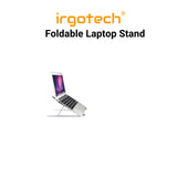 Laptop Stand, Foldable Portable Desktop Computer Laptop Stand, 6-Level Angle Adjustable Height Laptop Mount