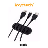 Cable Organizer Silicone USB Cable Management Cable Holder