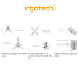 IRGOTECH Full Motion 2 IN 1 Projector Mount with Height Adjustable ,Ceiling Projector Mount , Projector Wall Mount ,Ceiling Mount