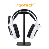 IRGOTECH Universal Headphone Stand,Aluminum Metal Headphone Holder,Rubber Headrest, Table Desk Display Rack Hanger Organiser
