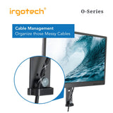 Cubicle Monitor Mount for Computer Monitor up to 32'', Partition Monitor Mount, Monitor Arm