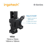 Cubicle Monitor Mount for Computer Monitor up to 32'', Partition Monitor Mount, Monitor Arm