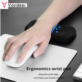 VAYDEER Keyboard and Mouse Wrist Rest Pad Set Padded Memory Foam Hand Rest Support for Office, Computer, Laptop