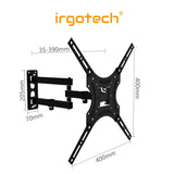 IRGOTECH TV Wall Mount Bracket for 32’’ – 55’’ Swivel, Tilt , Suitable for LCD / LED / Plasma ( Max 22kg )