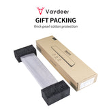 VAYDEER Walnut Wooden Keyboard Wrist Rest Ergonomic Gaming Desk Wrist Pad for Computer and Laptop