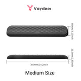 VAYDEER Keyboard and Mouse Wrist Rest Pad Set Padded Memory Foam Hand Rest Support for Office, Computer, Laptop