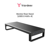 VAYDEER Computer Monitor Stand Monitor Riser with USB 3.0 Hub x 4 support Data transfer