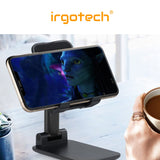 Foldable Phone Stand for Desk , Phone Holder Foldable Mobile Phone Holder,Compatible with All Smartphone/Tablet