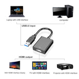 USB to HDMI Adapter , USB 3.0 to HDMI Multi Display Video Converter for PC Laptop Monitor Projector