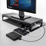 VAYDEER Computer Monitor Stand Monitor Riser with USB 3.0 Hub x 4 support Data transfer