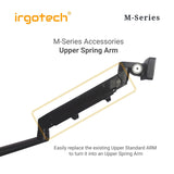 IRGOTECH M-Series Desk Arm Accessories Gas Spring Upper Arm Height Adjustable Full Motion Arm