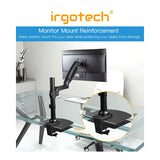 IRGOTECH Reinforcement Plate Table top Protection Base Fits Most Monitor Stand C-Clamp Installation