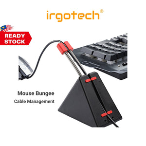 Gaming Mouse Bungee Cord Clip Management Fixer Holder