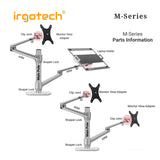 IRGOTECH M-Series Accessories Clip Joint for Monitor and Laptop Arm