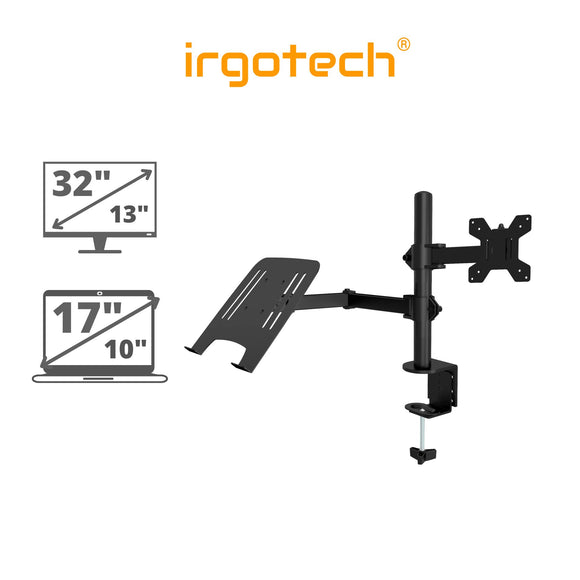 IRGOTECH O-Series Dual Monitor Arm for Monitor PC 13-27