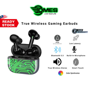 DMES DE8 Pro Wireless Earbuds Stereo Sport Gaming Bluetooth 5.1 TWS Earbuds/Color Light Synchronise [2 Years Warranty]
