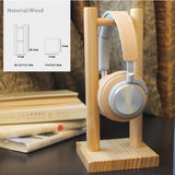 Universal Real Wood Headphone Stand Holder Display for bracket for Headset Holder Rack Hang