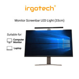 IRGOTECH Monitor Light Screenbar LED Light 33cm Computer Monitor Lamp Bar with Dimming USB Powered Monitor Screenbar Lighting Lamp