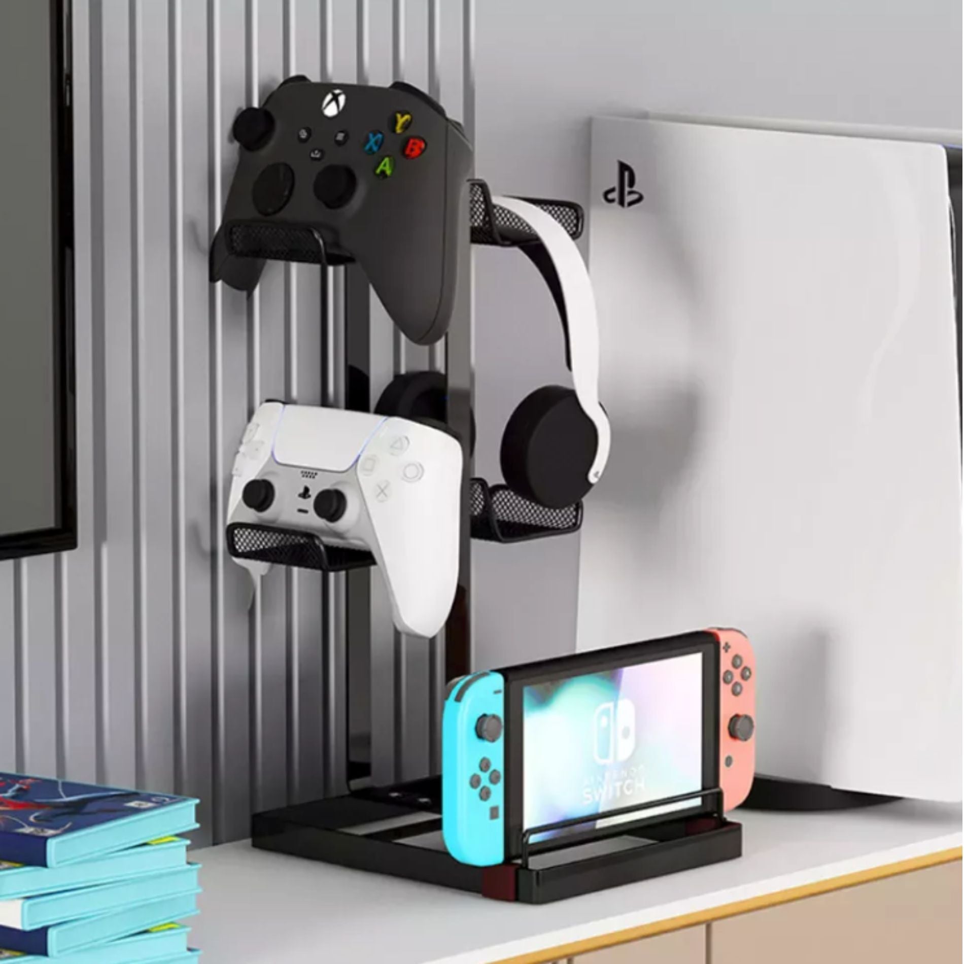 Gaming Accessory Storage Magnetic Game Controller Holder - Adjustable ...