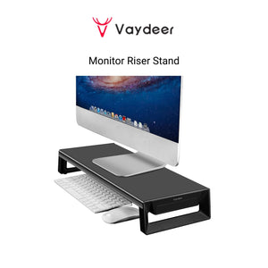 VAYDEER Monitor Stand Steel , Monitor Riser for Desk , Computer Stand , Desk Organizer , Laptop Stand