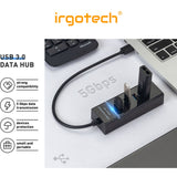 USB 3.0 High Speed Multiport Slim USB Adapter with USB 3.0 Cable, USB splitter Hub