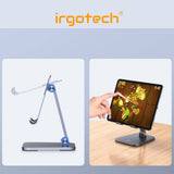 Adjustable Aluminum Tablet Stand for Tablet up to 15’’ , Foldable Tablet Stand , Aluminum Alloy Tablet Holder , Ipad Holder