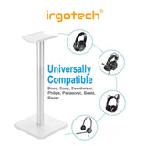 IRGOTECH Universal Headphone Stand,Aluminum Metal Headphone Holder,Rubber Headrest, Table Desk Display Rack Hanger Organiser