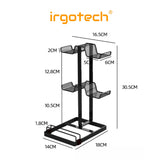 IRGOTECH Gaming Controller Display Holder Gaming Console Holder Metal Desktop Storage Organizer Bracket Compatible with Switch / PS5 / PS4 / PS3