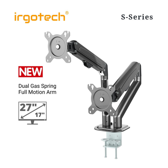 IRGOTECH S-Series Dual Monitor Stand for Monitor 13