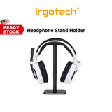 IRGOTECH Universal Headphone Stand,Aluminum Metal Headphone Holder,Rubber Headrest, Table Desk Display Rack Hanger Organiser