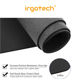 Large PU Leather Desk Pad Waterproof Desk Mat for Keyboard & Mouse , Desk Protector Cover , Desk Writing Mat
