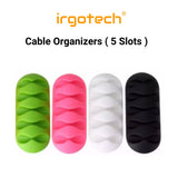 Cable Organizer Silicone USB Cable Management Cable Holder