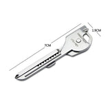 6-in-1 Multi-Functional Keychain Multi-tool, Portable Multifunctional Foldable Mini Bottle Opener Screwdriver Tool, Multifunctional Keychain Tool Suitable for Home, Travel and Hiking Camping