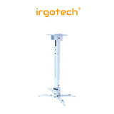 IRGOTECH Full Motion 2 IN 1 Projector Mount with Height Adjustable ,Ceiling Projector Mount , Projector Wall Mount ,Ceiling Mount
