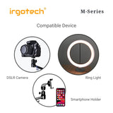 IRGOTECH M-Series Accessories Arm Set B with Universal Ball Head and Small Joint for DSLR Camera Phone Holder Tablet Holder and Ring Light